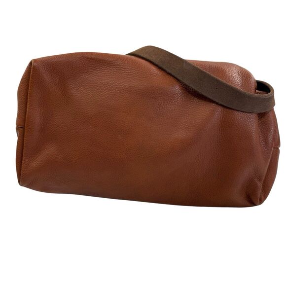 Heather Borg Italian Leather Tote Bag Pebbled Shoulder Bag - Picture 5 of 13